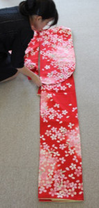 着物のたたみ方　９